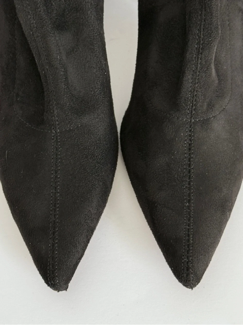 Marc Fisher Black Over-the-Knee Pointed-Toe Stiletto Boots Size 7.5M